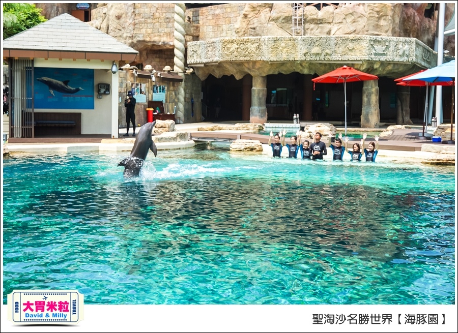 聖淘沙名勝世界必玩@海豚園體驗海豚伴遊@大胃米粒0033.jpg