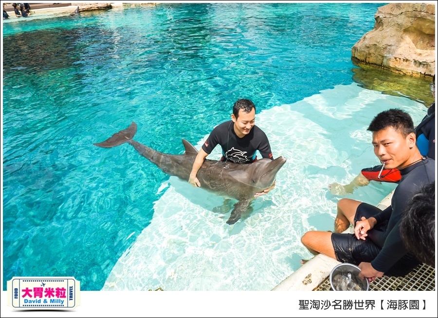聖淘沙名勝世界必玩@海豚園體驗海豚伴遊@大胃米粒0040.jpg