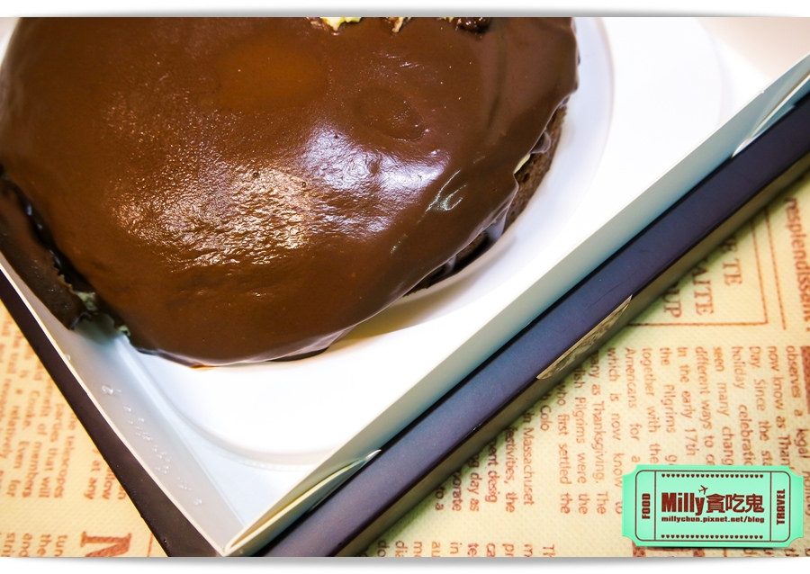 樂樂甜點超濃生巧克力布朗尼蛋糕0003