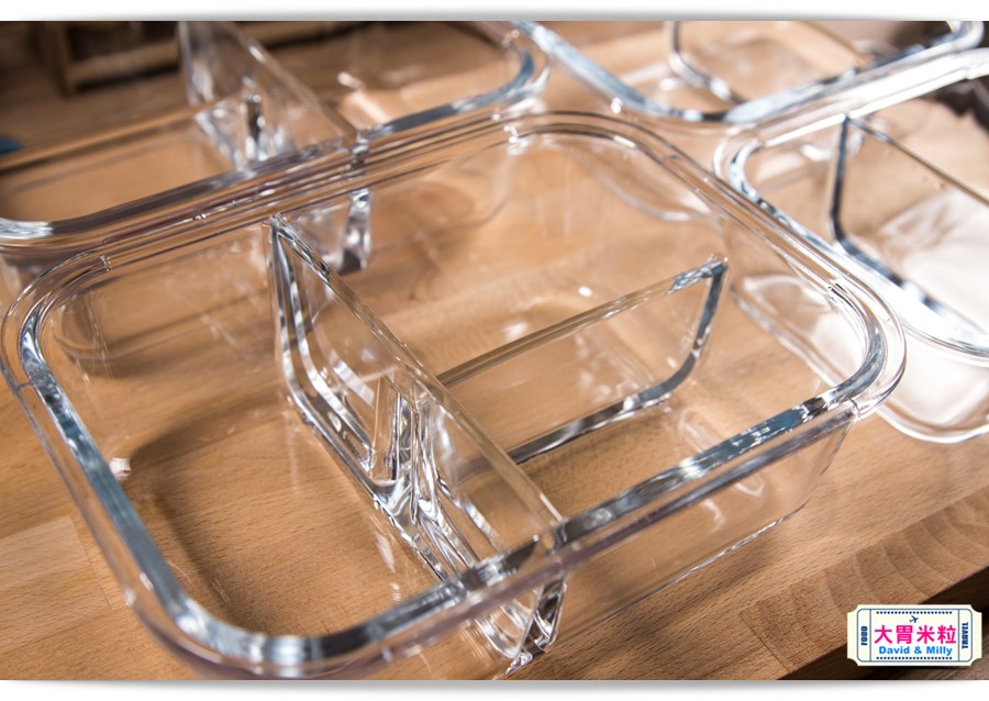 美心MASIONS耐熱玻璃完全分隔保鮮盒