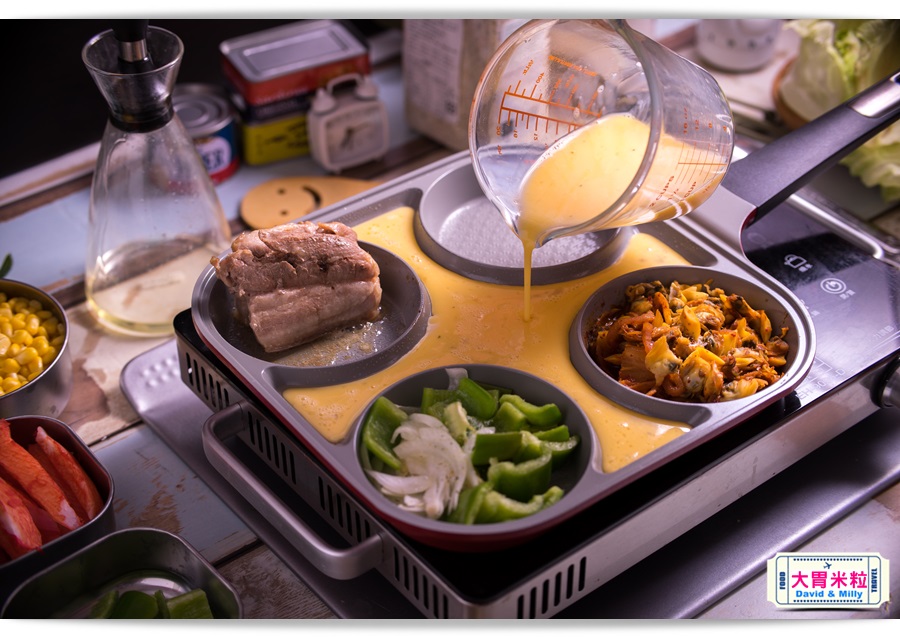 4格鍋推薦,韓國NEOFLAM STEAM PLUS PAN烹飪神器,一鍋搞定4道料理,內含韓式雞蛋糕食譜