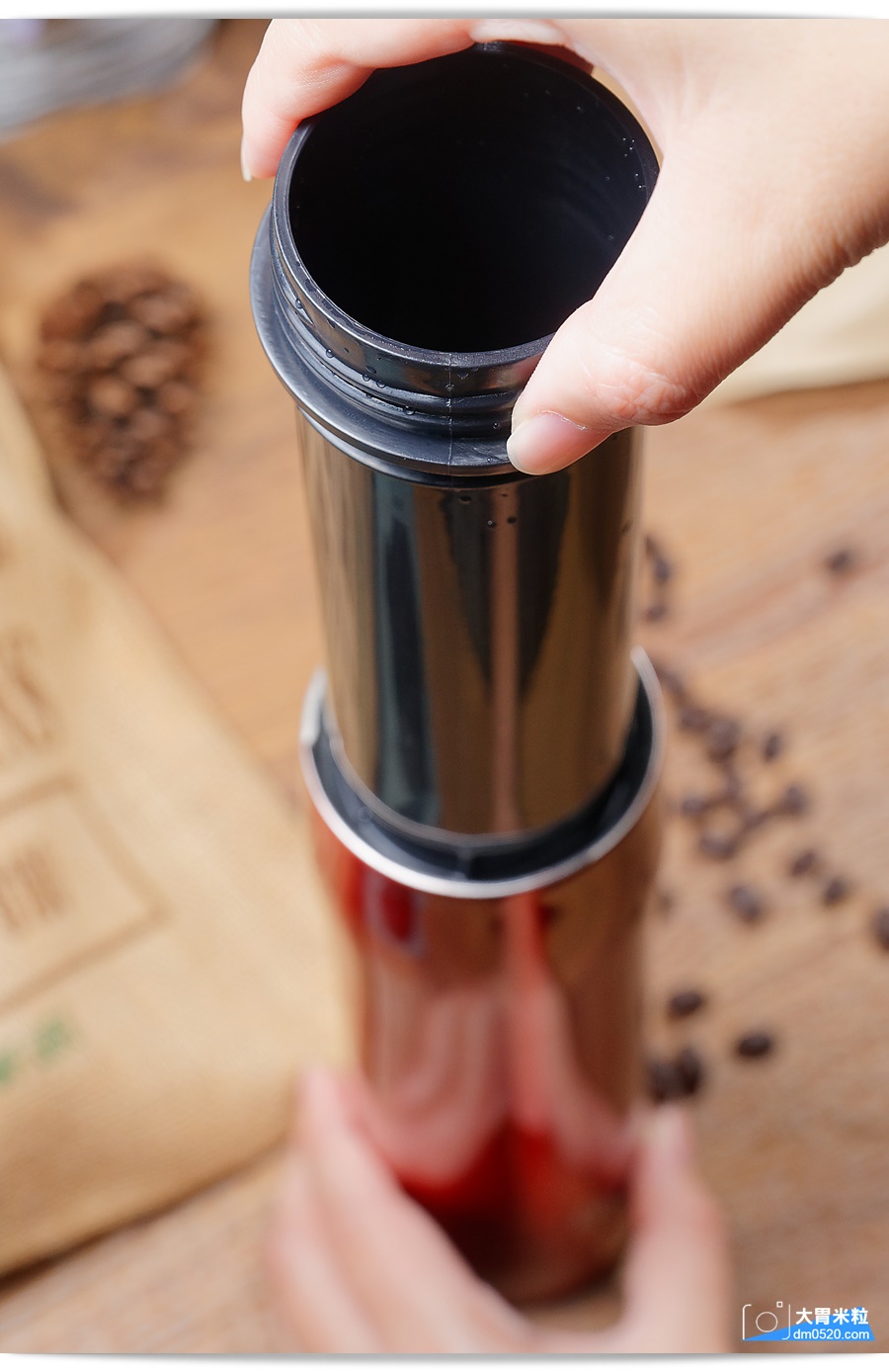 M61雙層隔離式咖啡泡茶保溫壺