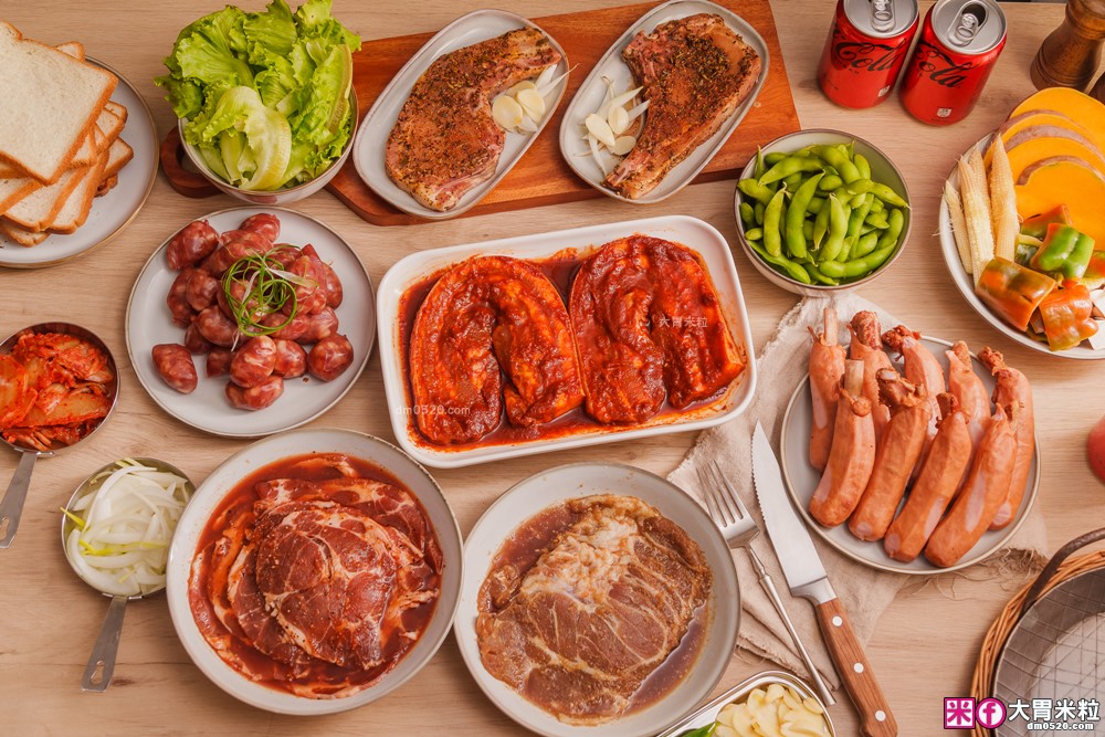 2023中秋烤肉組「台畜 x Meat Love 大發韓味烤肉組」在家就能吃到道地韓式烤豬五花、戰斧豬排、帶骨德式香腸！