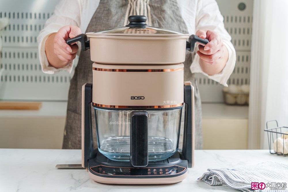 一台抵九台新世代氣炸鍋霸主「BOSO全能料理玻璃翻轉氣炸鍋」租屋族健身族小家庭必備廚房神器| 玻璃氣炸鍋推薦| 翻轉氣炸鍋萬用鍋推薦