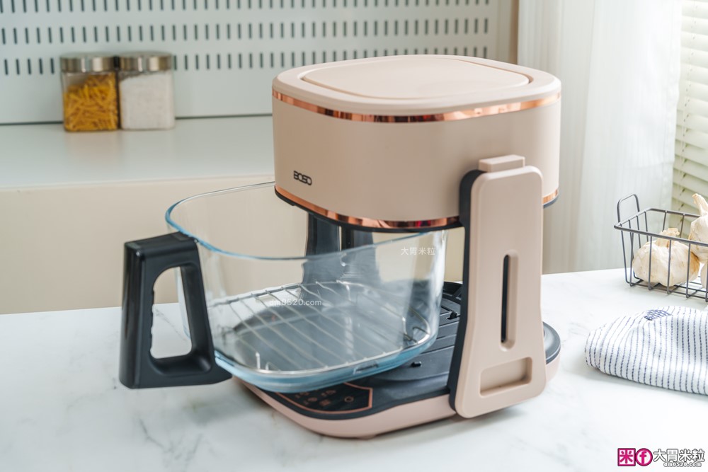 一台抵九台新世代氣炸鍋霸主「BOSO全能料理玻璃翻轉氣炸鍋」租屋族健身族小家庭必備廚房神器| 玻璃氣炸鍋推薦| 翻轉氣炸鍋萬用鍋推薦