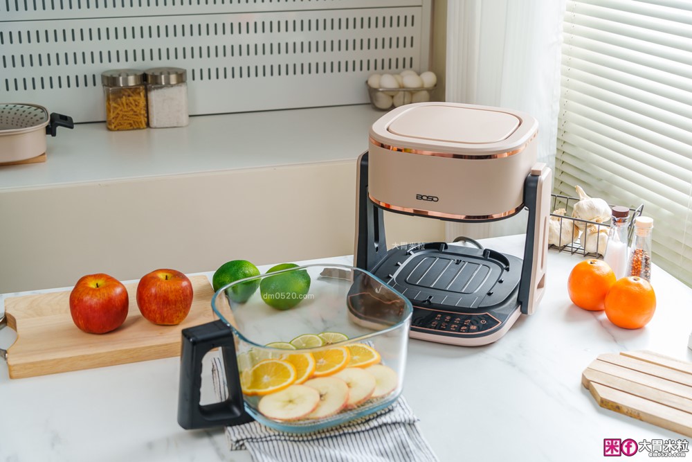 一台抵九台新世代氣炸鍋霸主「BOSO全能料理玻璃翻轉氣炸鍋」租屋族健身族小家庭必備廚房神器| 玻璃氣炸鍋推薦| 翻轉氣炸鍋萬用鍋推薦