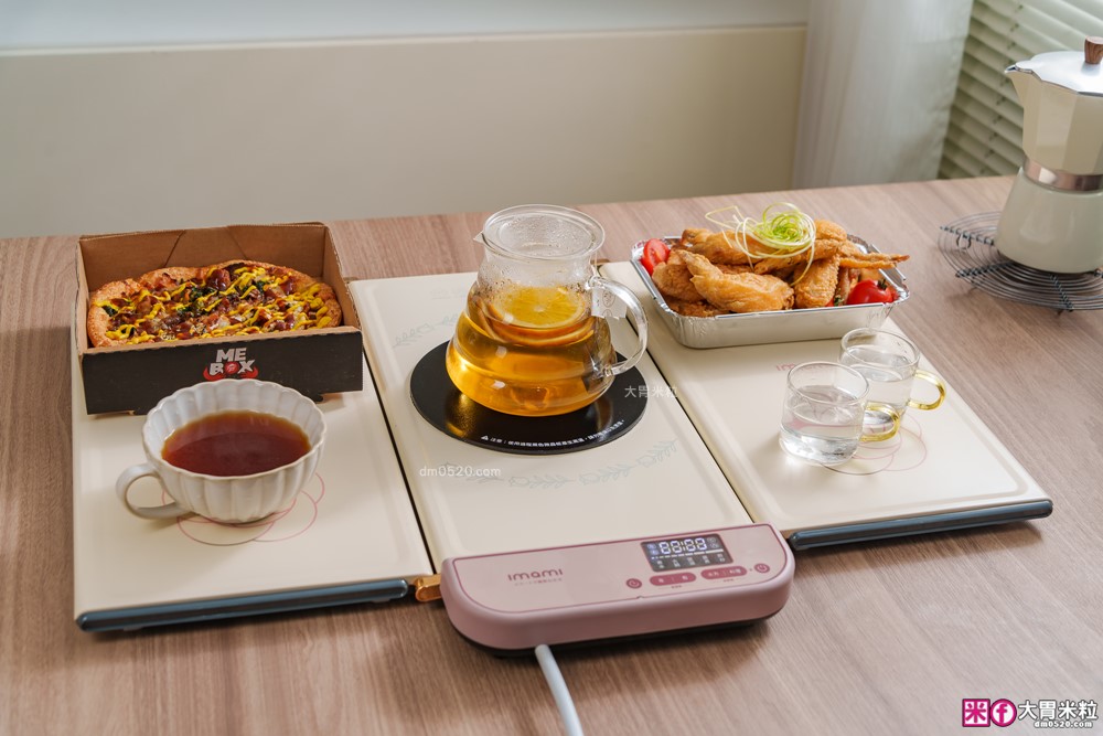 秋冬飯菜永遠熱呼呼！開箱實測「imami 暖食樂PRO」第二代雙效智能加熱飯菜保溫板│不挑器皿保溫+黑晶電陶爐加熱～一板多用