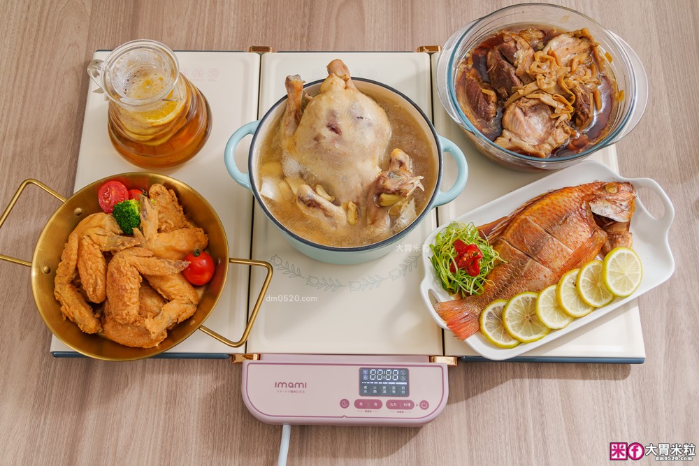 秋冬飯菜永遠熱呼呼！開箱實測「imami 暖食樂PRO」第二代雙效智能加熱飯菜保溫板│不挑器皿保溫+黑晶電陶爐加熱～一板多用