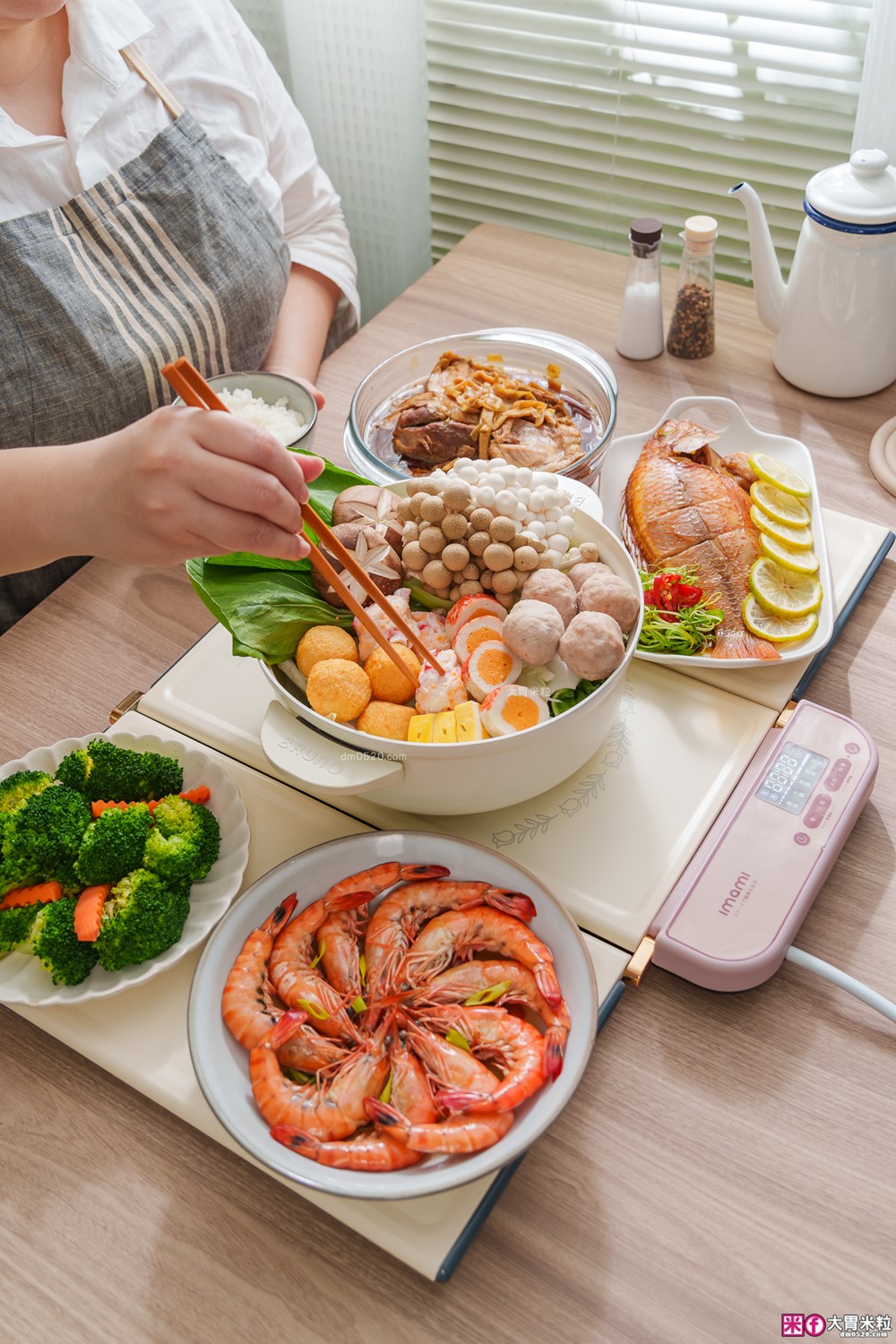 秋冬飯菜永遠熱呼呼！開箱實測「imami 暖食樂PRO」第二代雙效智能加熱飯菜保溫板│不挑器皿保溫+黑晶電陶爐加熱～一板多用