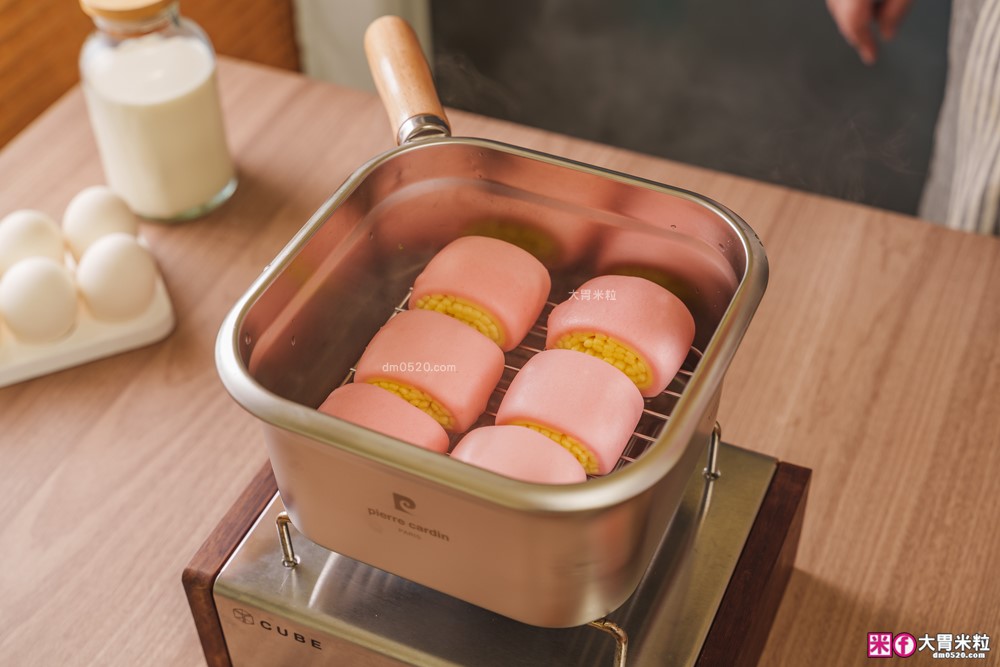 不鏽鋼保鮮盒萬用鍋推薦「Pierre Cardin 保鮮煮義鍋」蒸煮炸烤+保鮮全搞定│可拆卸手把~家用露營折疊鍋推薦│iCook愛料理市集-廚具開箱(32)