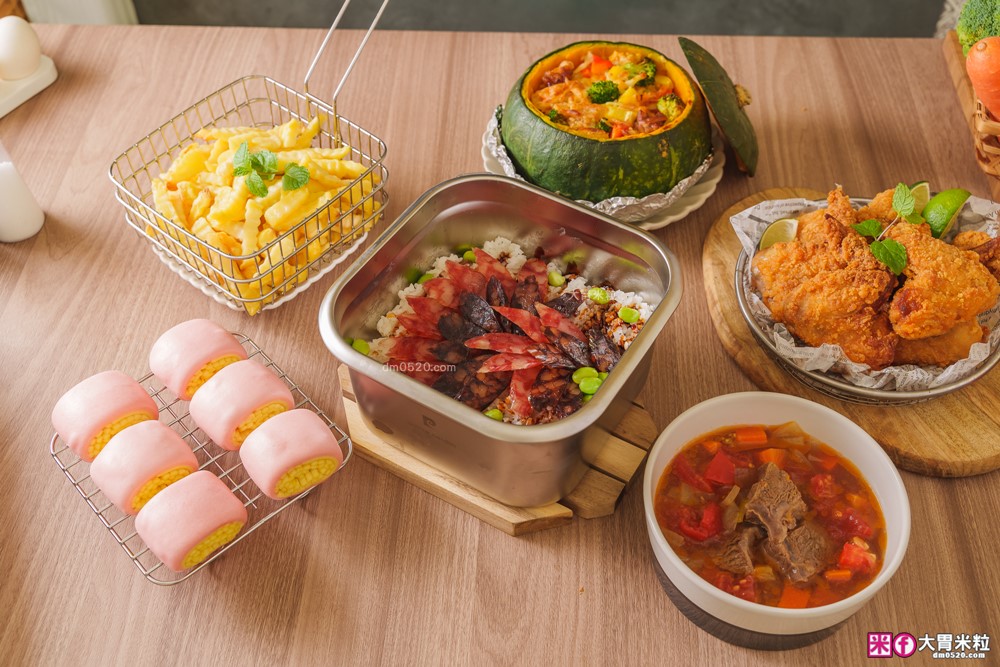 不鏽鋼保鮮盒萬用鍋推薦「Pierre Cardin 保鮮煮義鍋」蒸煮炸烤+保鮮全搞定│可拆卸手把~家用露營折疊鍋推薦│iCook愛料理市集-廚具開箱(32)