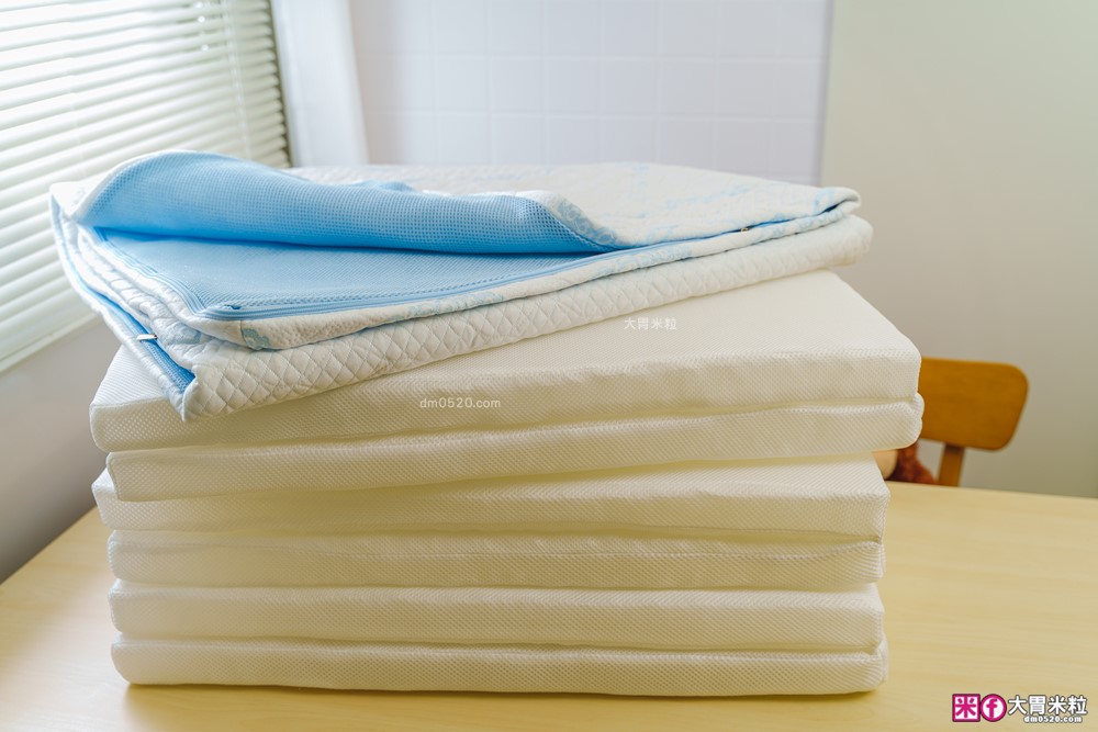 一覺進入宇宙太空「Ez.sleep 舒眠博士 太空懸浮床墊+太空懸浮枕+翡翠極凍被」4D高分子透氣纖維+涼感永凍紗表布~天天都想躺平