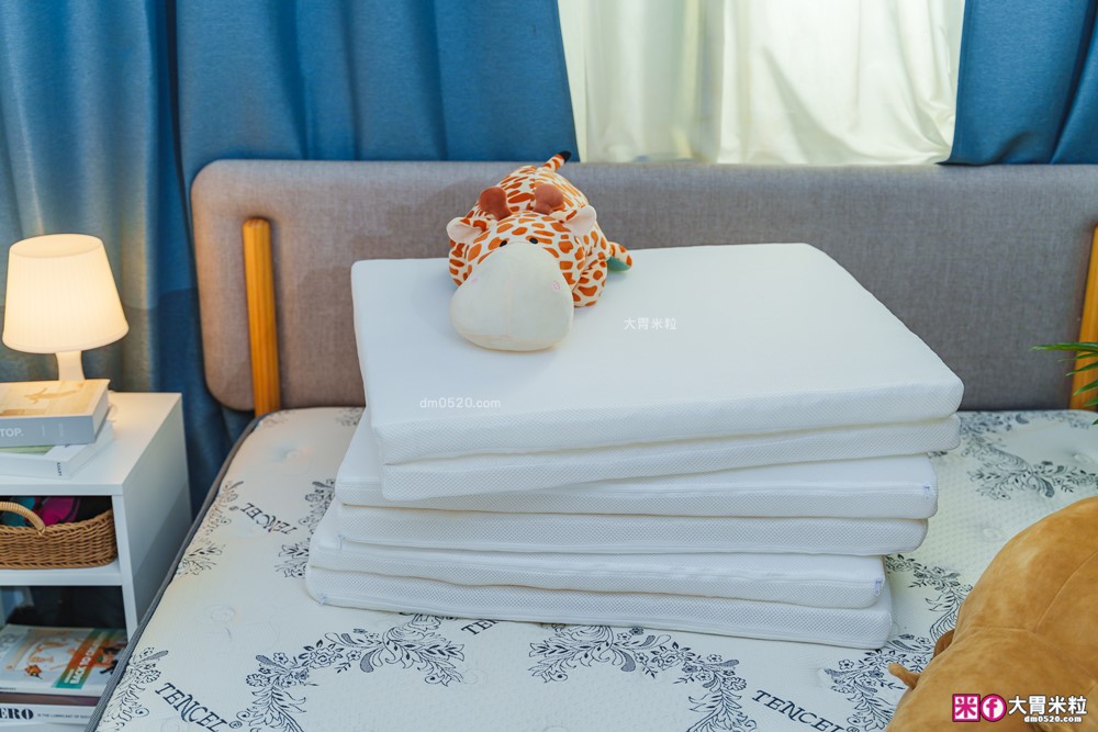 一覺進入宇宙太空「Ez.sleep 舒眠博士 太空懸浮床墊+太空懸浮枕+翡翠極凍被」4D高分子透氣纖維+涼感永凍紗表布~天天都想躺平