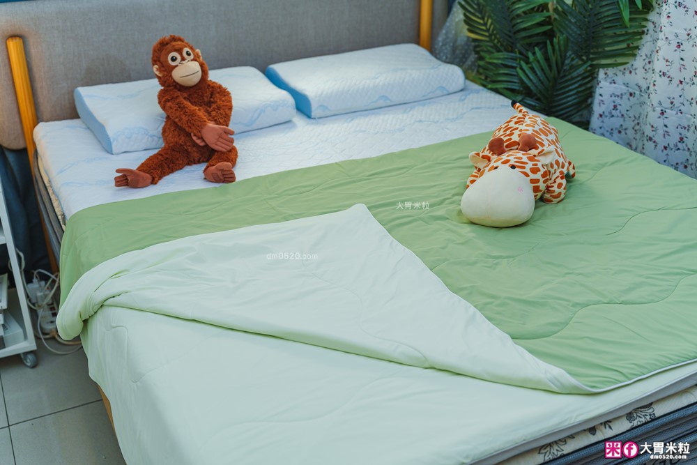 一覺進入宇宙太空「Ez.sleep 舒眠博士 太空懸浮床墊+太空懸浮枕+翡翠極凍被」4D高分子透氣纖維+涼感永凍紗表布~天天都想躺平