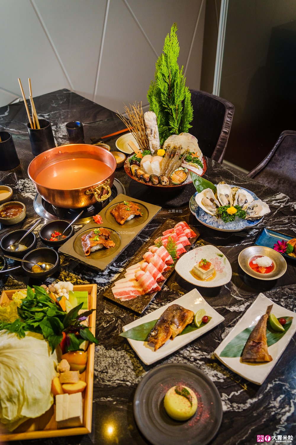 台北米其林火鍋推薦「文華精品 但馬家涮涮鍋」超值午間雙人套餐6折就能開吃，打卡加送澎湖牡蠣(平日限定)