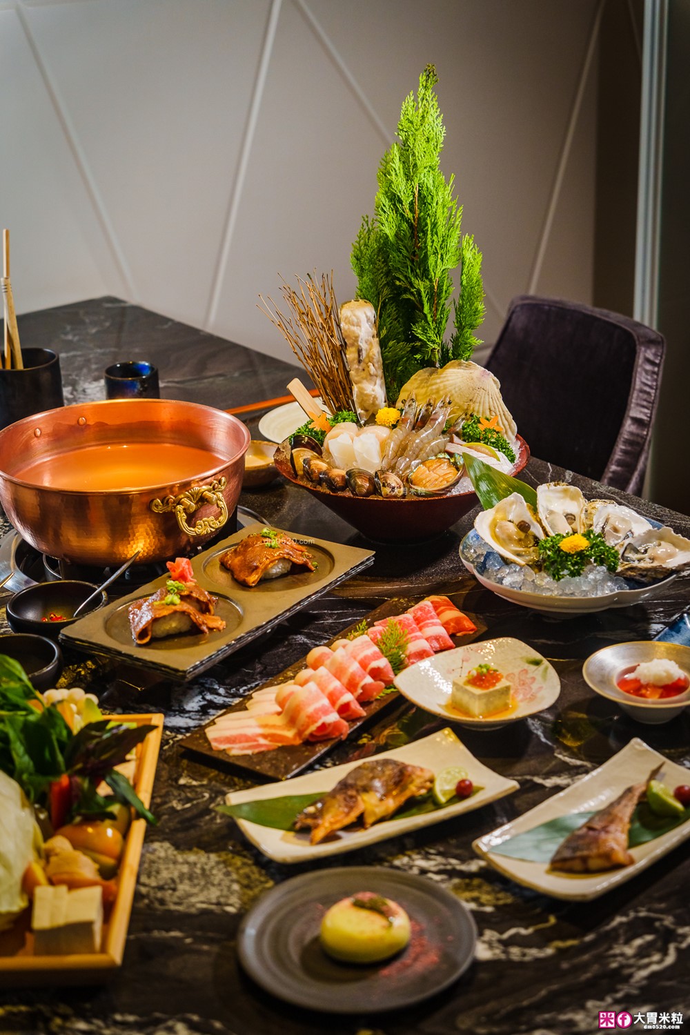 台北米其林火鍋推薦「文華精品 但馬家涮涮鍋」超值午間雙人套餐6折就能開吃，打卡加送澎湖牡蠣(平日限定)