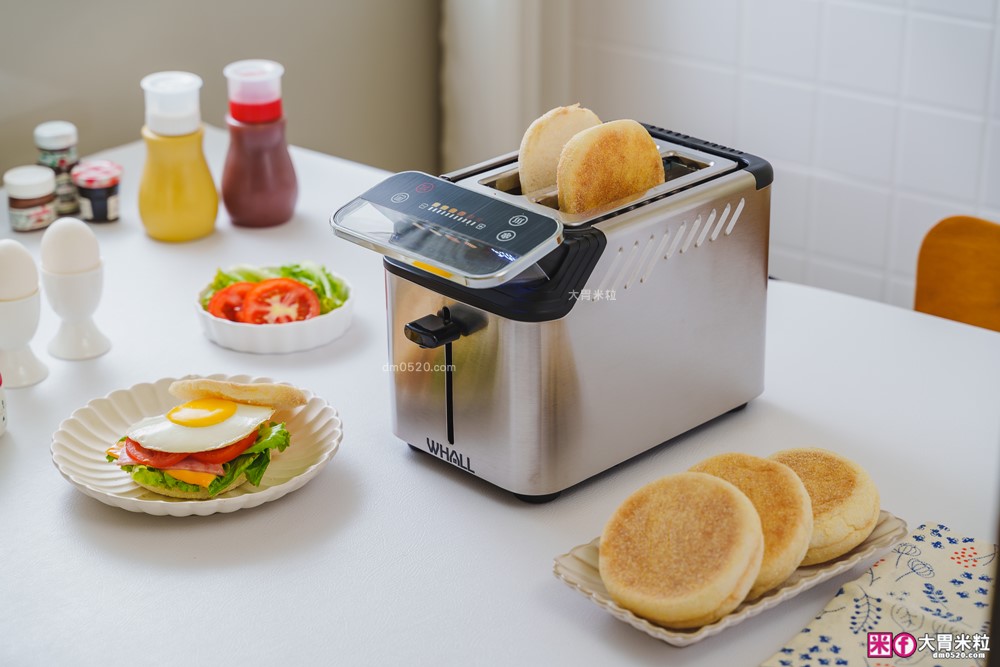 可頌貝果鬆餅都能烤「美國 Whall極致酥脆烤麵包機」全台唯一觸控烤麵包機│11段烤色+A4體積卻藏著大魔王實力 可頌貝果鬆餅都能烤「美國 Whall極致酥脆烤麵包機」全台唯一觸控烤麵包機│11段烤色+A4體積卻藏著大魔王實力