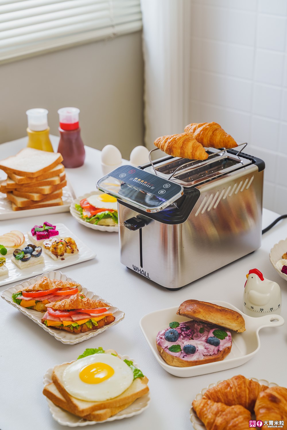 可頌貝果鬆餅都能烤「美國 Whall極致酥脆烤麵包機」全台唯一觸控烤麵包機│11段烤色+A4體積卻藏著大魔王實力 可頌貝果鬆餅都能烤「美國 Whall極致酥脆烤麵包機」全台唯一觸控烤麵包機│11段烤色+A4體積卻藏著大魔王實力