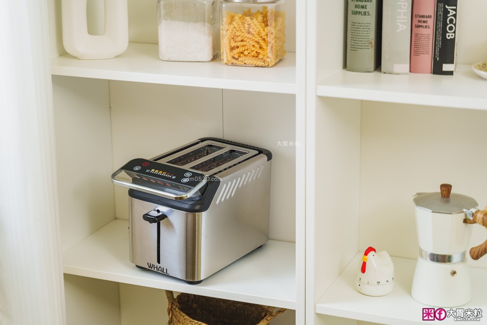 可頌貝果鬆餅都能烤「美國 Whall極致酥脆烤麵包機」全台唯一觸控烤麵包機│11段烤色+A4體積卻藏著大魔王實力