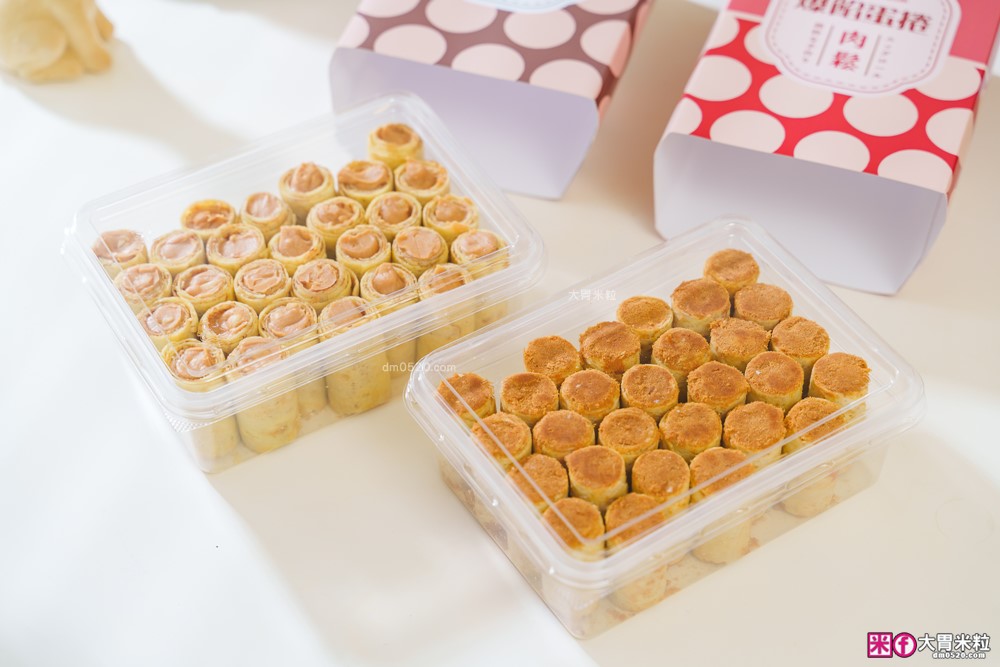 台中中秋禮盒開箱「Kris克里酥 花生+肉鬆爆餡蛋捲禮盒」酥脆爆漿~滿嘴蛋香一次滿足│宅配團購蛋捲推薦│中秋禮盒推薦2025