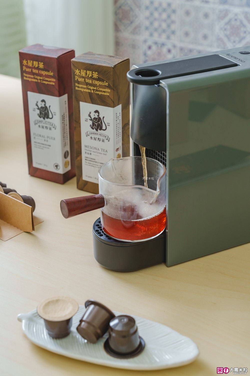 30 秒沖出普洱魂「水屋厚茶 可分解茶葉膠囊」三代茶農x世界大獎認證~普洱控必喝│雀巢Nespresso Original膠囊咖啡機通用推薦