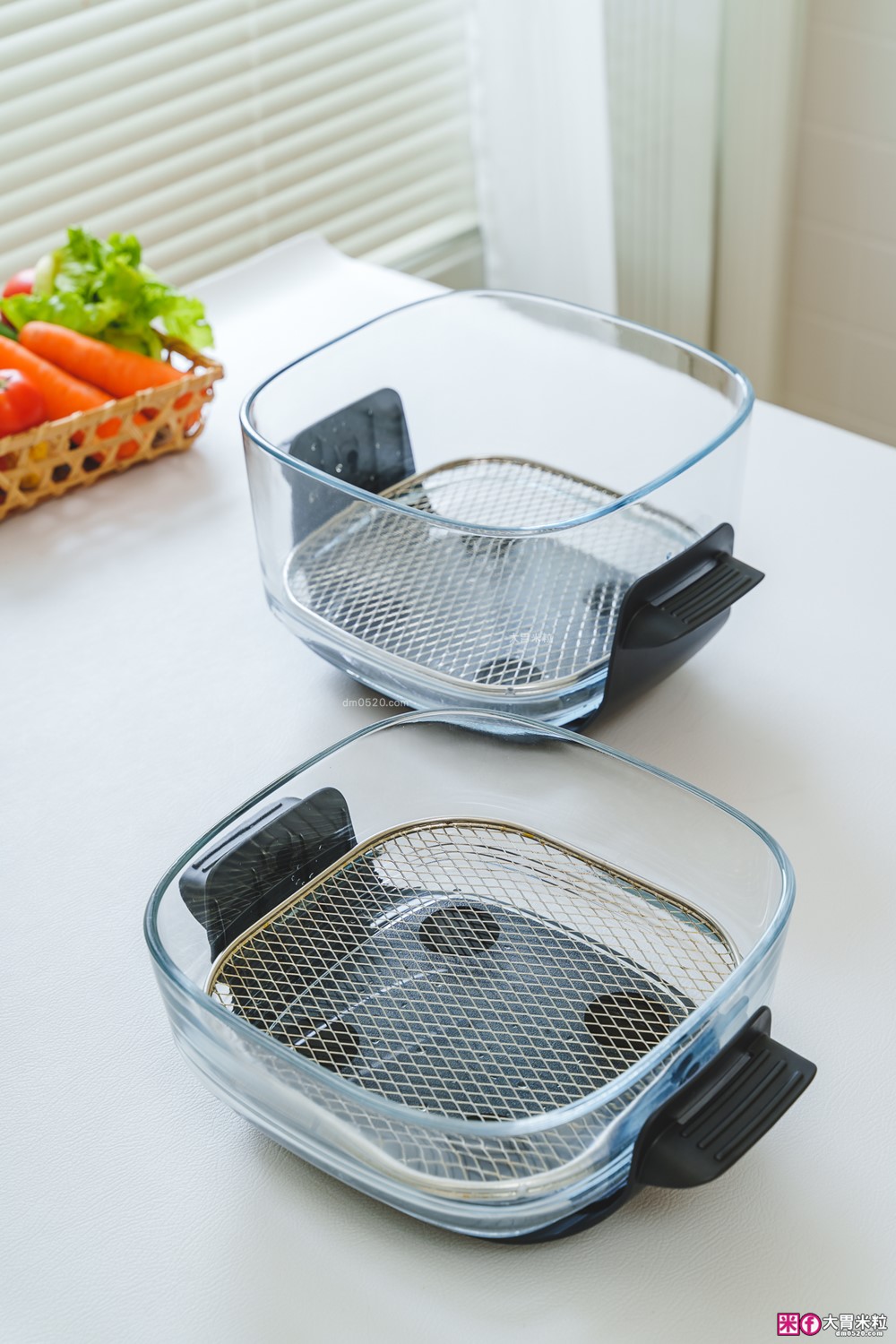 玻璃氣炸鍋推薦「one-meter 玻霸鍋 Plus」4.5L+2.5L 雙鍋替換│烤炸焗烘+保鮮一鍋多用搞定