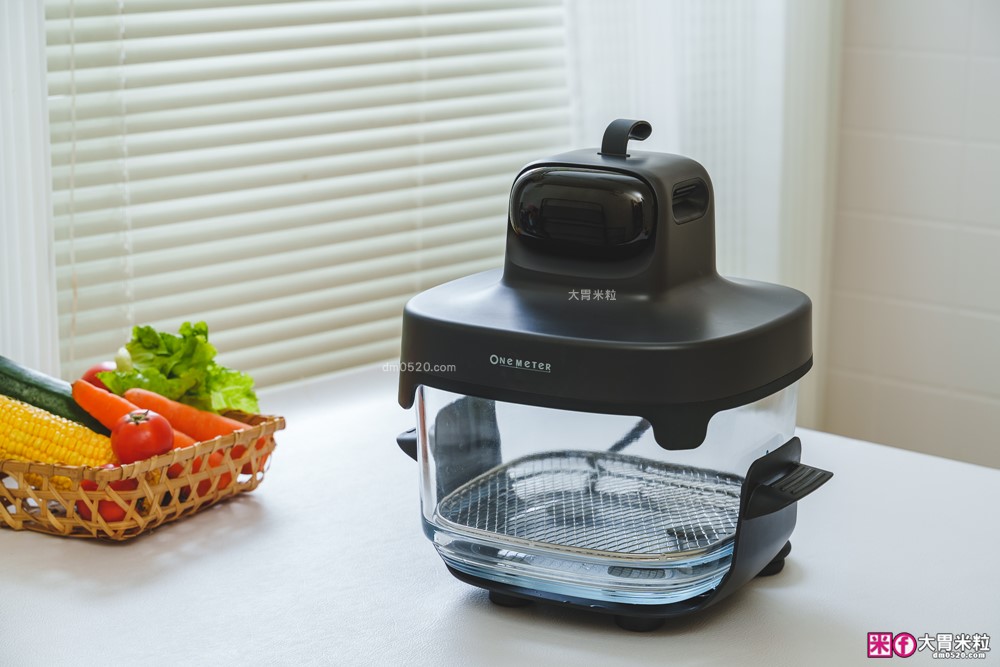 玻璃氣炸鍋推薦「one-meter 玻霸鍋 Plus」4.5L+2.5L 雙鍋替換│烤炸焗烘+保鮮一鍋多用搞定