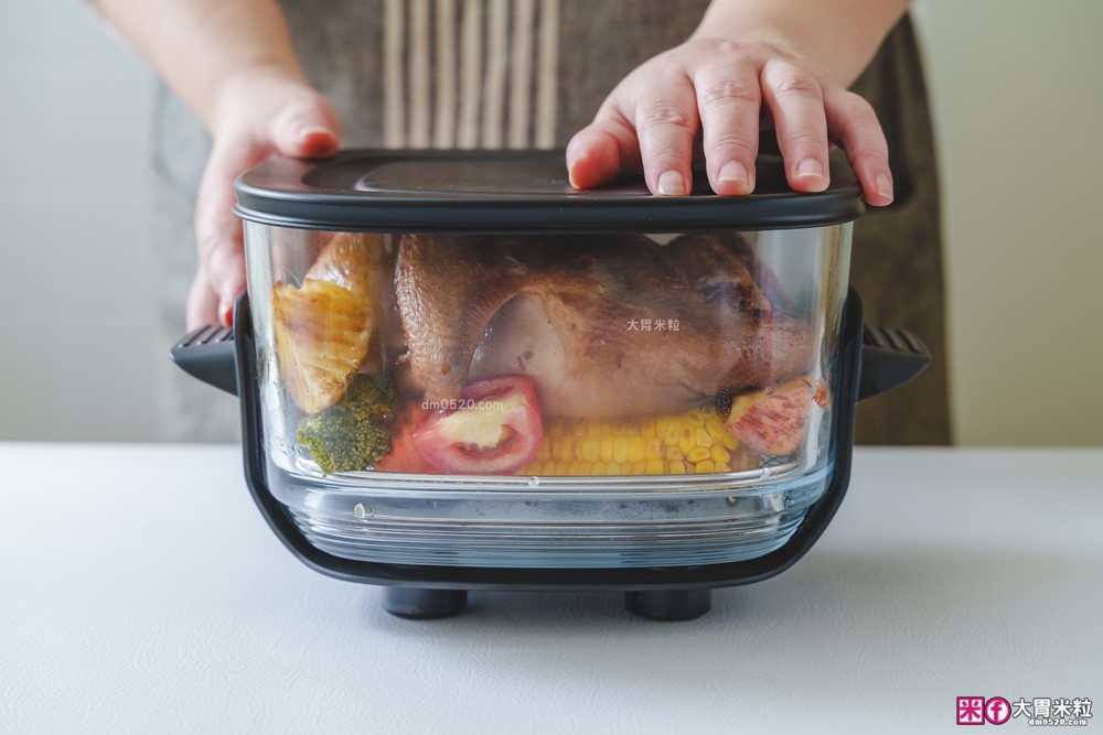 玻璃氣炸鍋推薦「one-meter 玻霸鍋 Plus」4.5L+2.5L 雙鍋替換│烤炸焗烘+保鮮一鍋多用搞定