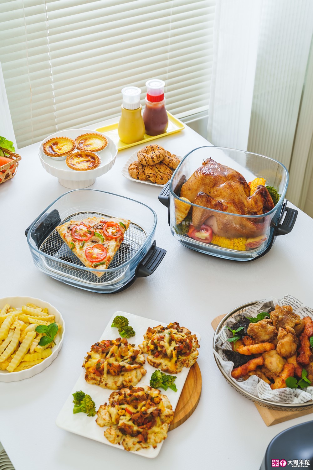 玻璃氣炸鍋推薦「one-meter 玻霸鍋 Plus」4.5L+2.5L 雙鍋替換│烤炸焗烘+保鮮一鍋多用搞定