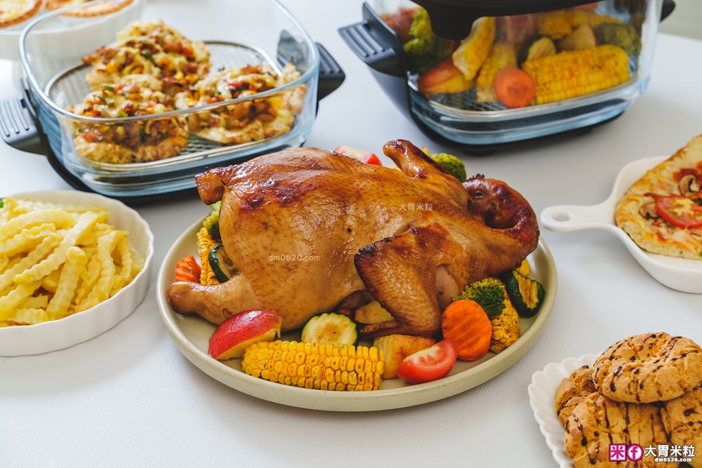 玻璃氣炸鍋推薦「one-meter 玻霸鍋 Plus」4.5L+2.5L 雙鍋替換│烤炸焗烘+保鮮一鍋多用搞定