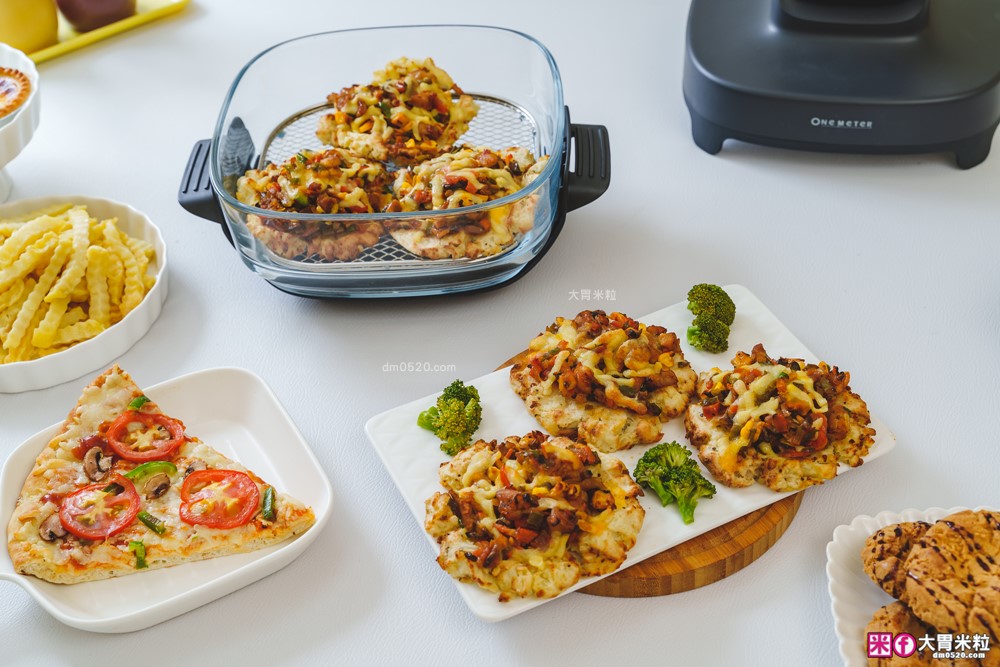 玻璃氣炸鍋推薦「one-meter 玻霸鍋 Plus」4.5L+2.5L 雙鍋替換│烤炸焗烘+保鮮一鍋多用搞定