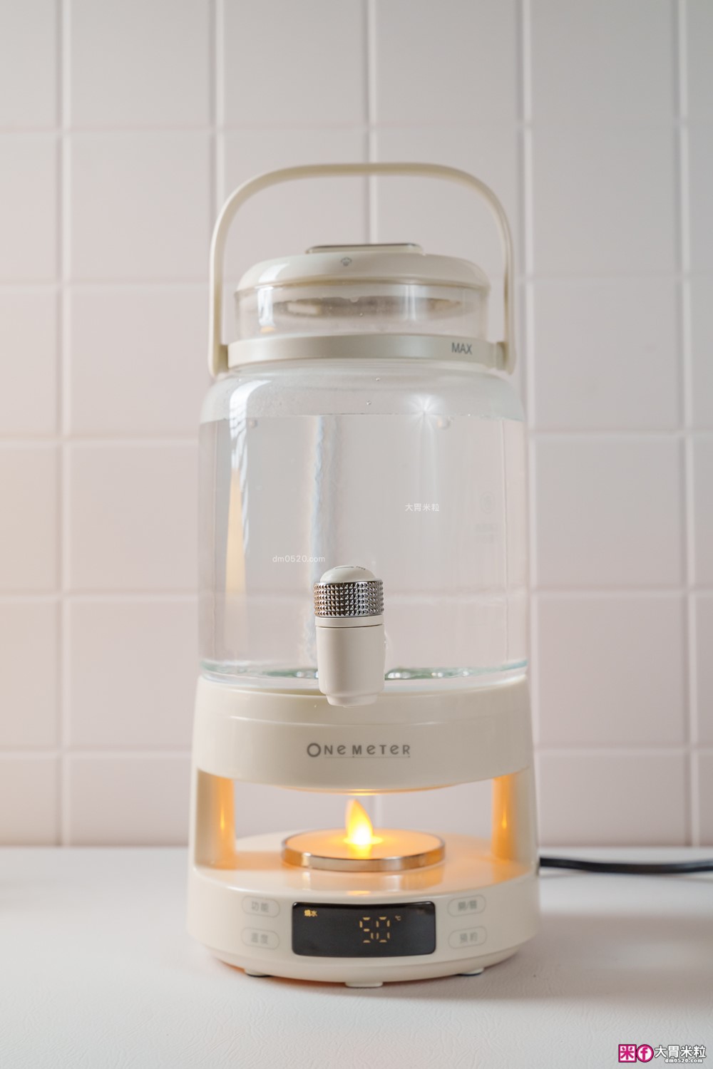 一機六用「one-meter 轉轉煮茶機」多功能水龍頭養生壺│2.8L大容量+分離式壺身+仿真火焰燈~喝水煮茶熱紅酒享受滿滿儀式感│養生煮水壺推薦