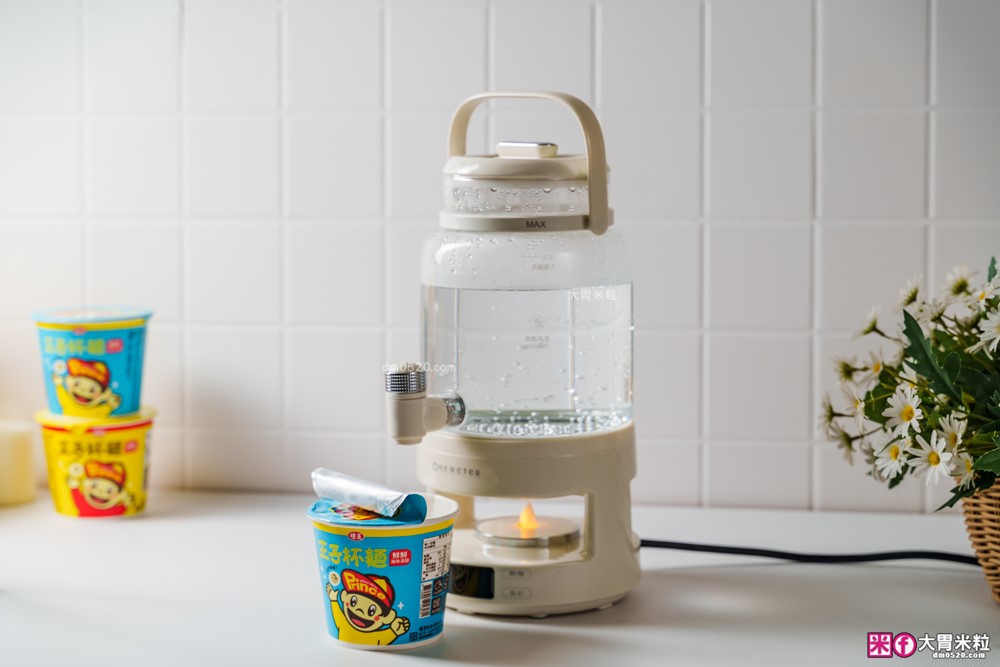 一機六用「one-meter 轉轉煮茶機」多功能水龍頭養生壺│2.8L大容量+分離式壺身+仿真火焰燈~喝水煮茶熱紅酒享受滿滿儀式感│養生煮水壺推薦