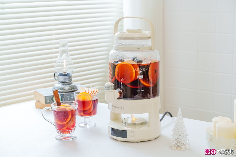 一機六用「one-meter 轉轉煮茶機」多功能水龍頭養生壺│2.8L大容量+分離式壺身+仿真火焰燈~喝水煮茶熱紅酒享受滿滿儀式感│養生煮水壺推薦