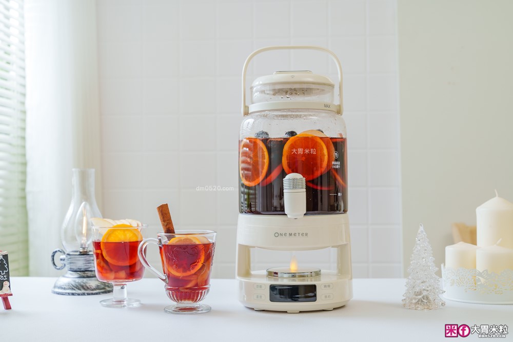 一機六用「one-meter 轉轉煮茶機」多功能水龍頭養生壺│2.8L大容量+分離式壺身+仿真火焰燈~喝水煮茶熱紅酒享受滿滿儀式感│養生煮水壺推薦