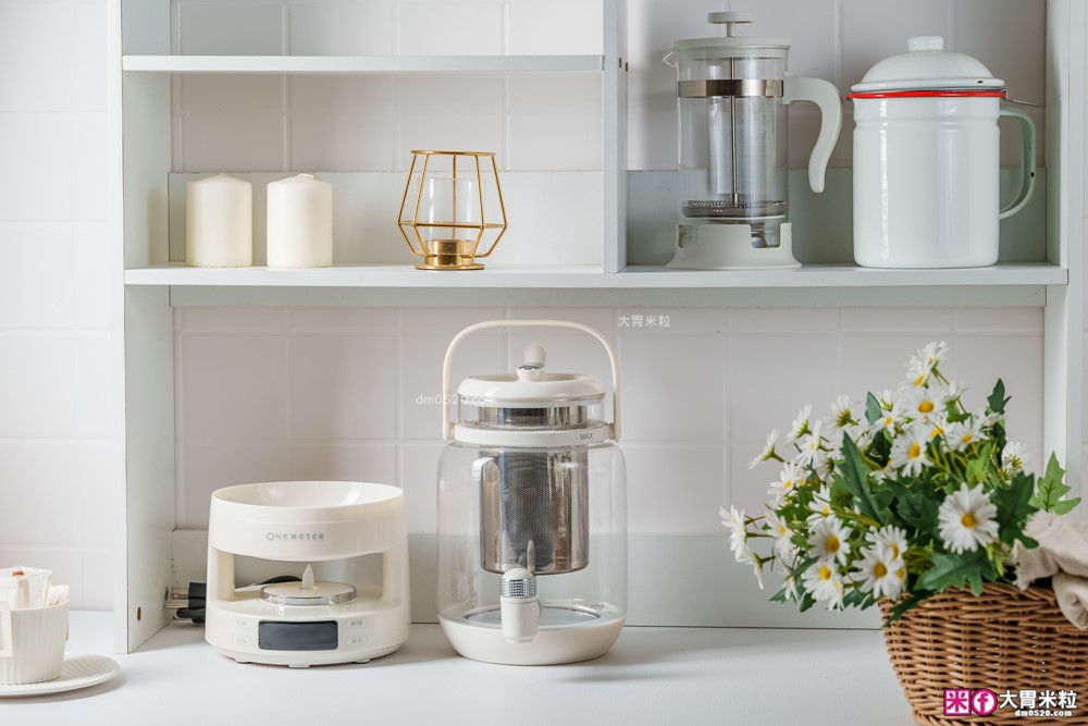 一機六用「one-meter 轉轉煮茶機」多功能水龍頭養生壺│2.8L大容量+分離式壺身+仿真火焰燈~喝水煮茶熱紅酒享受滿滿儀式感│養生煮水壺推薦