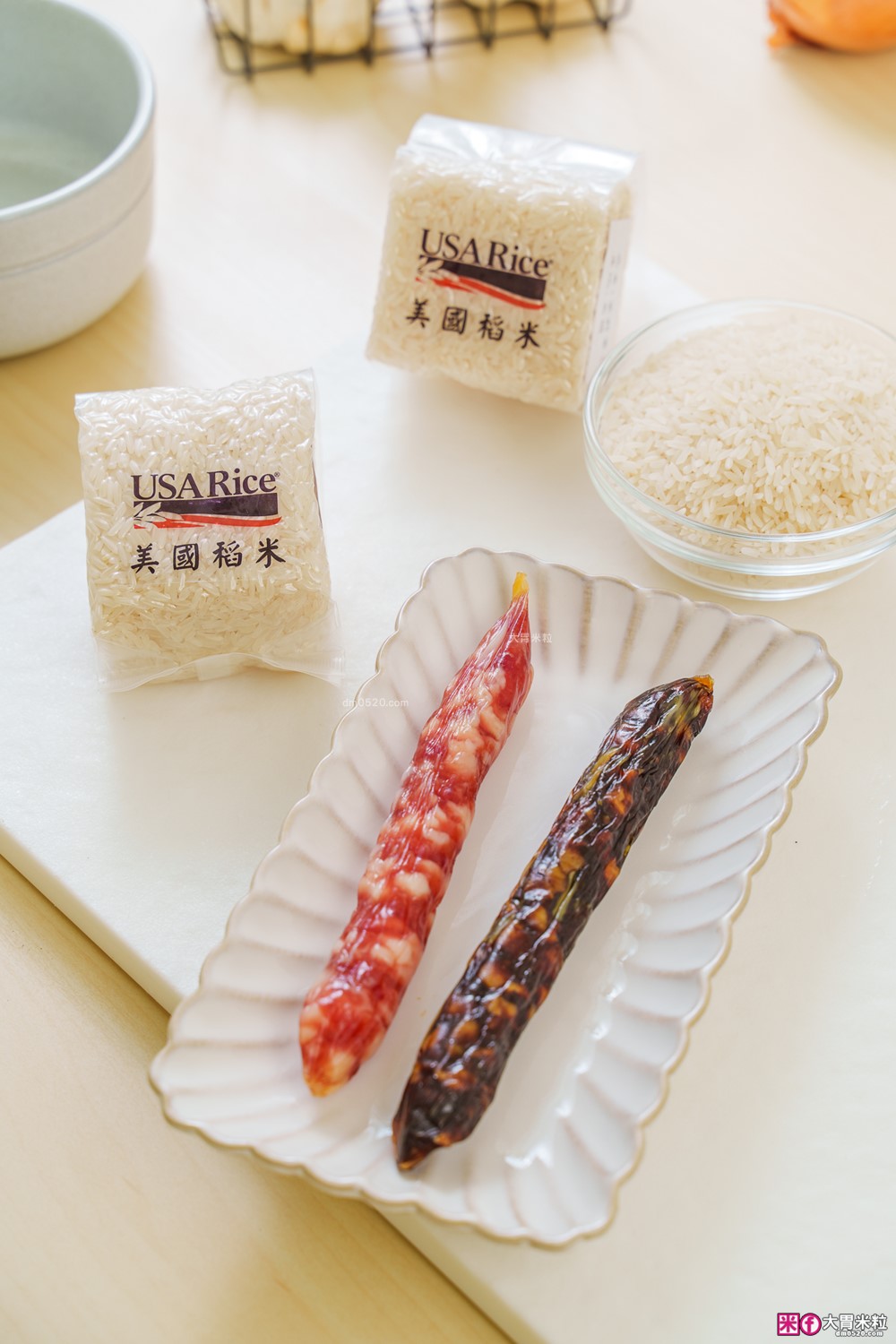 米飯料理食譜】炒飯生日蛋糕│小雞蛋包飯│港式臘味飯(電鍋版)│焗烤米飯蛋塔│美國稻米(茉莉香米)