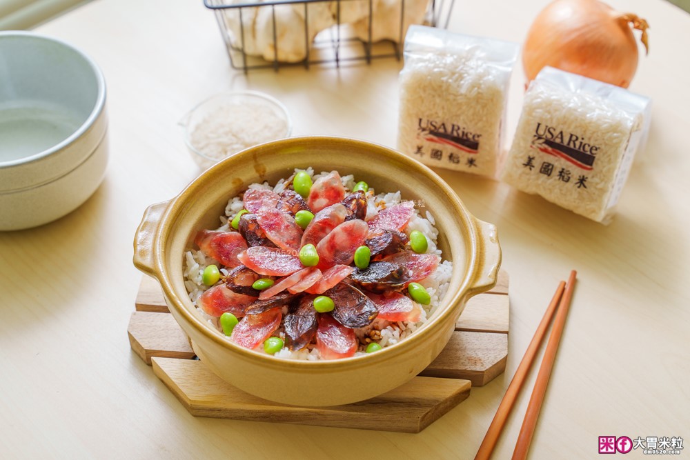 米飯料理食譜】炒飯生日蛋糕│小雞蛋包飯│港式臘味飯(電鍋版)│焗烤米飯蛋塔│美國稻米(茉莉香米)