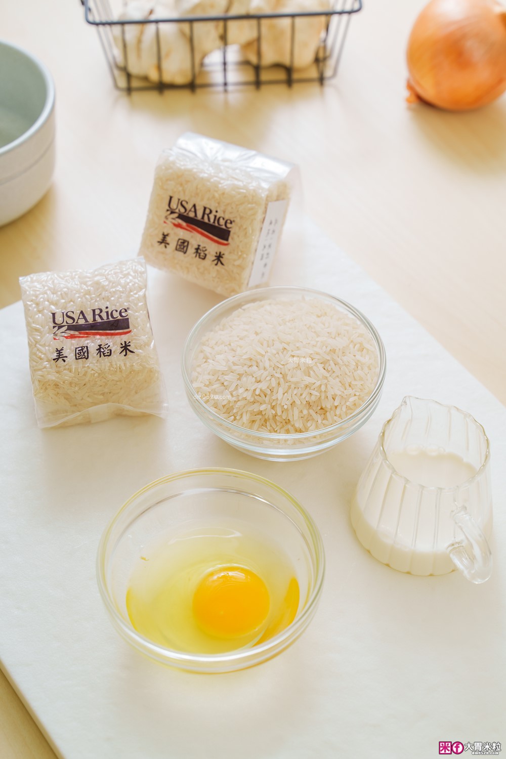 米飯料理食譜】炒飯生日蛋糕│小雞蛋包飯│港式臘味飯(電鍋版)│焗烤米飯蛋塔│美國稻米(茉莉香米)