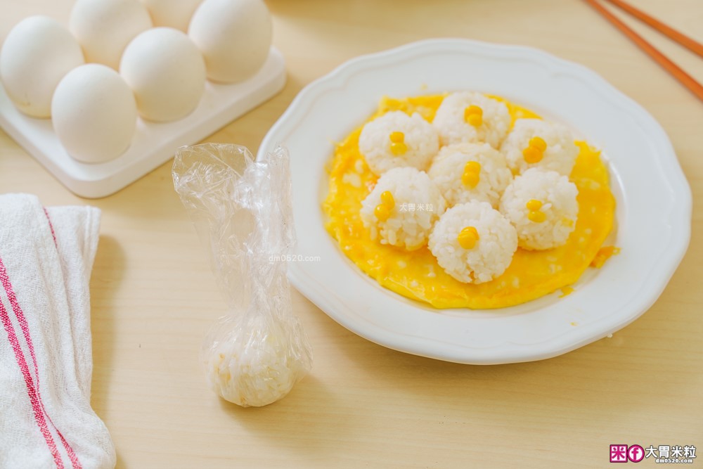米飯料理食譜】炒飯生日蛋糕│小雞蛋包飯│港式臘味飯(電鍋版)│焗烤米飯蛋塔│美國稻米(茉莉香米)