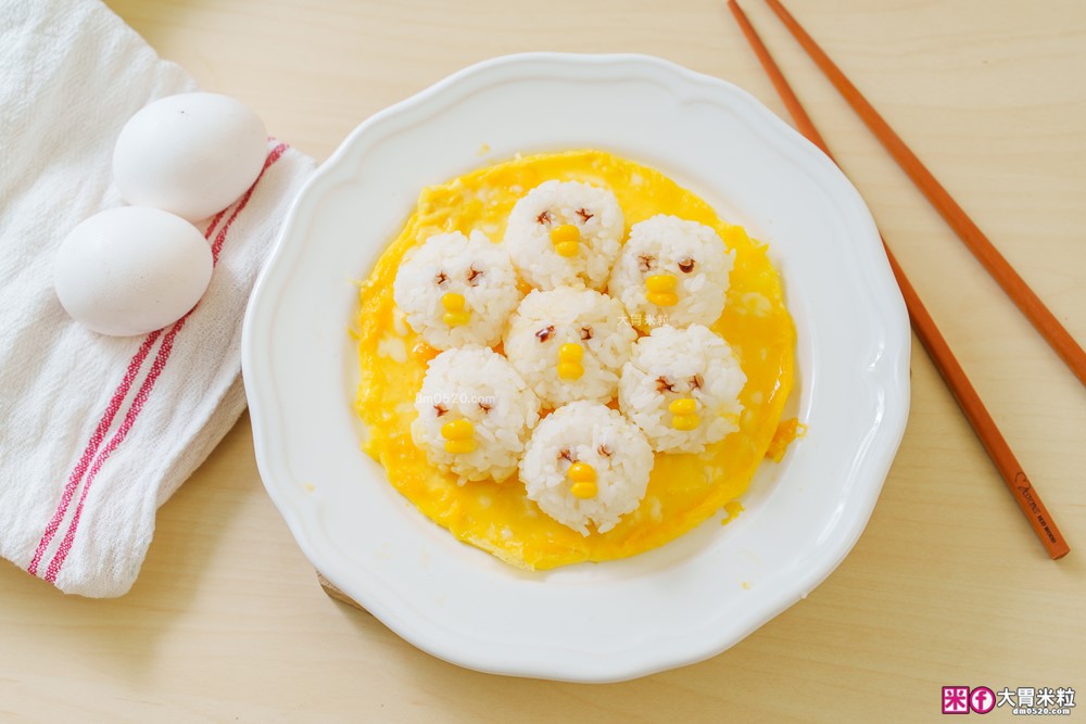 米飯料理食譜】炒飯生日蛋糕│小雞蛋包飯│港式臘味飯(電鍋版)│焗烤米飯蛋塔│美國稻米(茉莉香米)