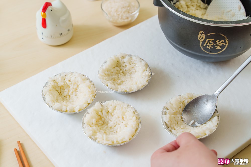 米飯料理食譜】炒飯生日蛋糕│小雞蛋包飯│港式臘味飯(電鍋版)│焗烤米飯蛋塔│美國稻米(茉莉香米)