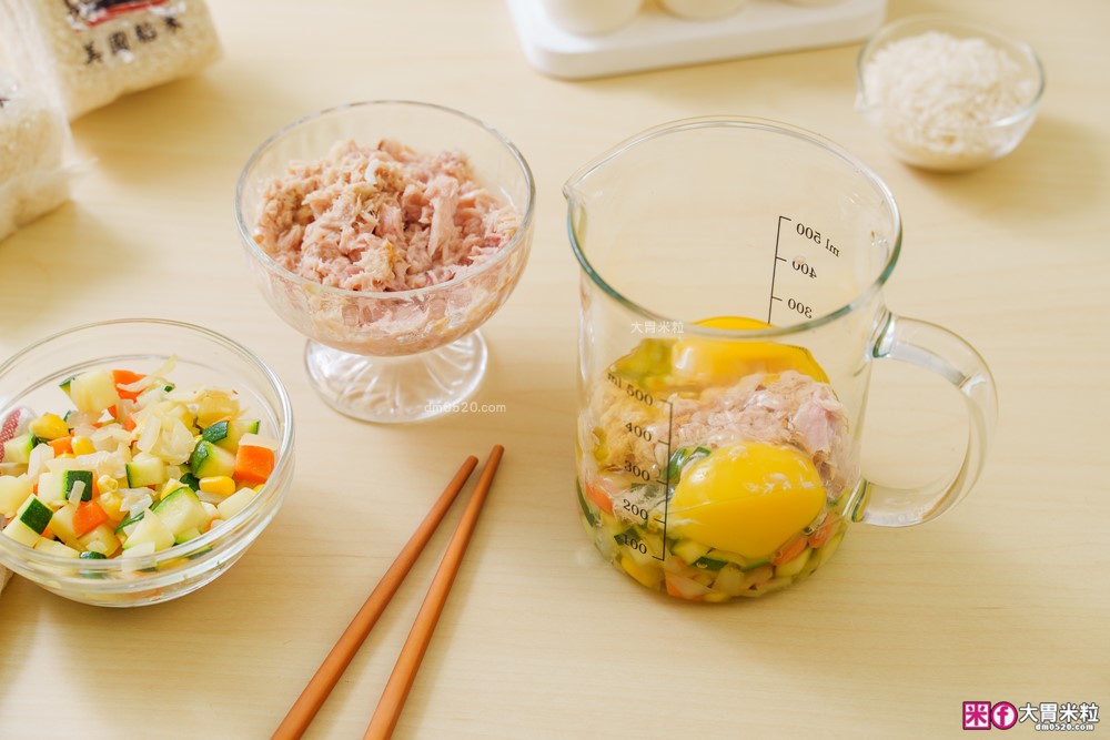 米飯料理食譜】炒飯生日蛋糕│小雞蛋包飯│港式臘味飯(電鍋版)│焗烤米飯蛋塔│美國稻米(茉莉香米)