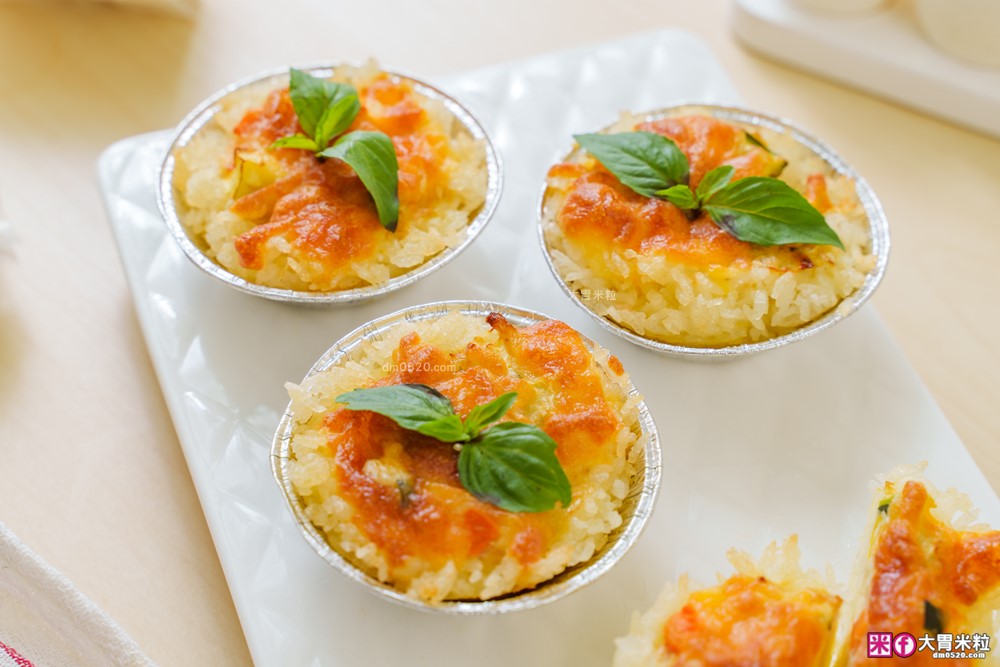 米飯料理食譜】炒飯生日蛋糕│小雞蛋包飯│港式臘味飯(電鍋版)│焗烤米飯蛋塔│美國稻米(茉莉香米)