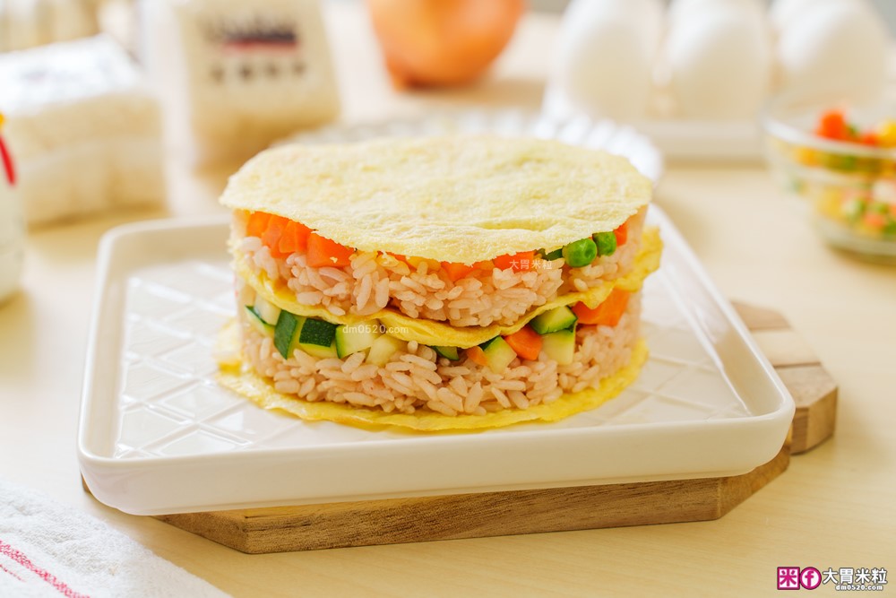 米飯料理食譜】炒飯生日蛋糕│小雞蛋包飯│港式臘味飯(電鍋版)│焗烤米飯蛋塔│美國稻米(茉莉香米)