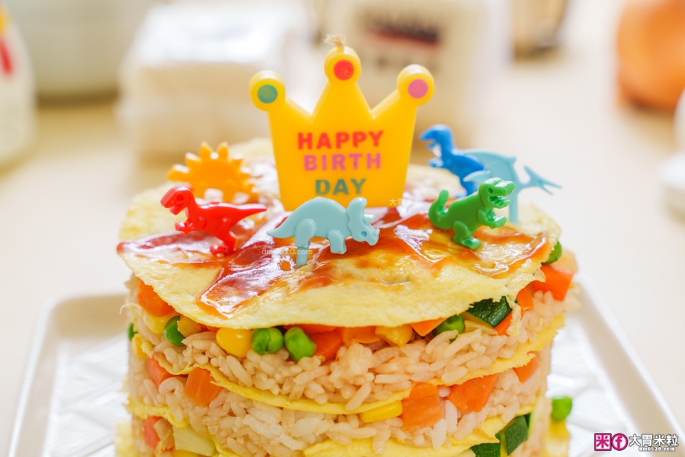 米飯料理食譜】炒飯生日蛋糕│小雞蛋包飯│港式臘味飯(電鍋版)│焗烤米飯蛋塔│美國稻米(茉莉香米)