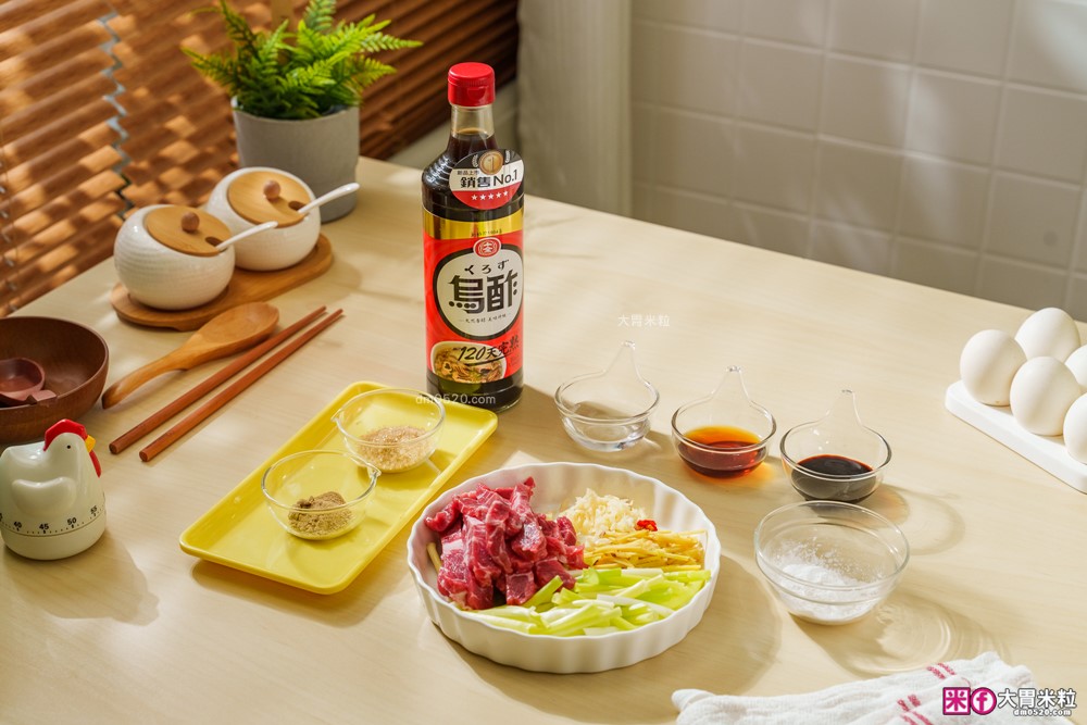 100%台灣糯米純釀【十全特好料理醋】打造4道秒上桌醋料理│蔥爆牛肉、老式鍋包肉、醋凍沙拉、夜市生炒花枝