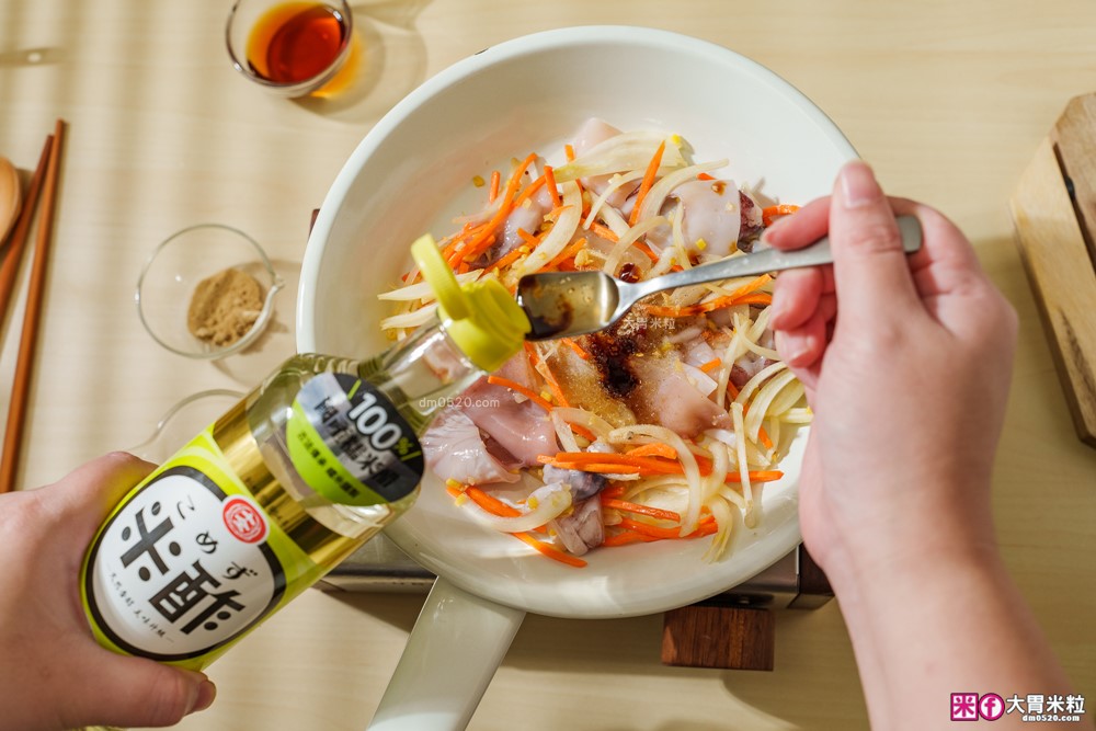 100%台灣糯米純釀【十全特好料理醋】打造4道秒上桌醋料理│蔥爆牛肉、老式鍋包肉、醋凍沙拉、夜市生炒花枝