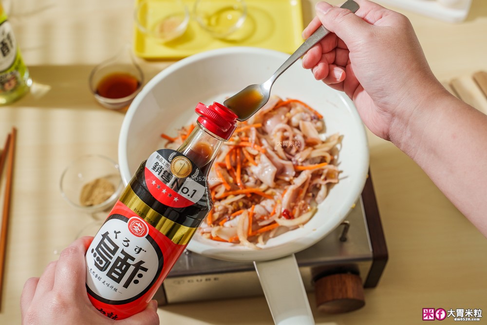 100%台灣糯米純釀【十全特好料理醋】打造4道秒上桌醋料理│蔥爆牛肉、老式鍋包肉、醋凍沙拉、夜市生炒花枝