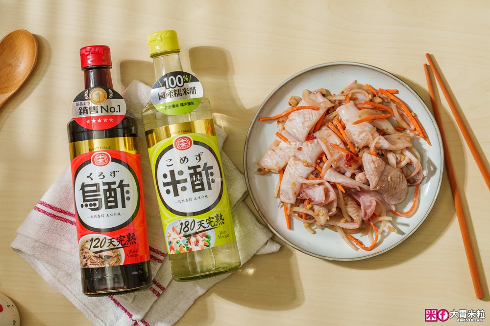 100%台灣糯米純釀【十全特好料理醋】打造4道秒上桌醋料理│蔥爆牛肉、老式鍋包肉、醋凍沙拉、夜市生炒花枝